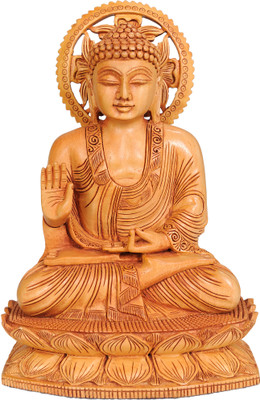 20% OFF on Exotic India Lord Buddha in Abhaya Mudra Showpiece - 22.86 cm
