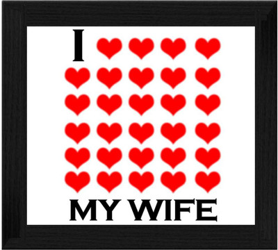 44% OFF on Ellicon B626 I Love My Wife Showpiece - 19.5 cm