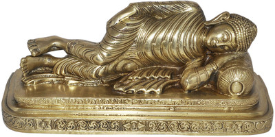 1% OFF on DakshCraft Sleeping Buddha Brass Statue Buddhist Art from India Showpiece - 10.414 cm 1% OFF on DakshCraft Sleeping Buddha Brass Statue Buddhist Art from India Showpiece - 10.414 cm