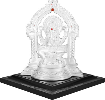 24% OFF on Krysaliis Ganesha Idol Showpiece - 18 cm Silver, Silver