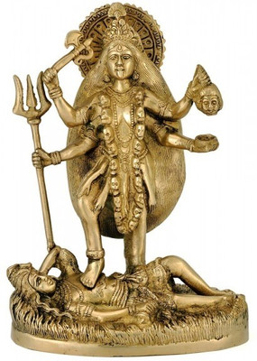 Redbag Powerful Spiritual Goddess Maha Kali on Shiva Statue Showpiece - 24.13 cm Redbag Powerful Spiritual Goddess Maha Kali on Shiva Statue Showpiece - 24.13 cm