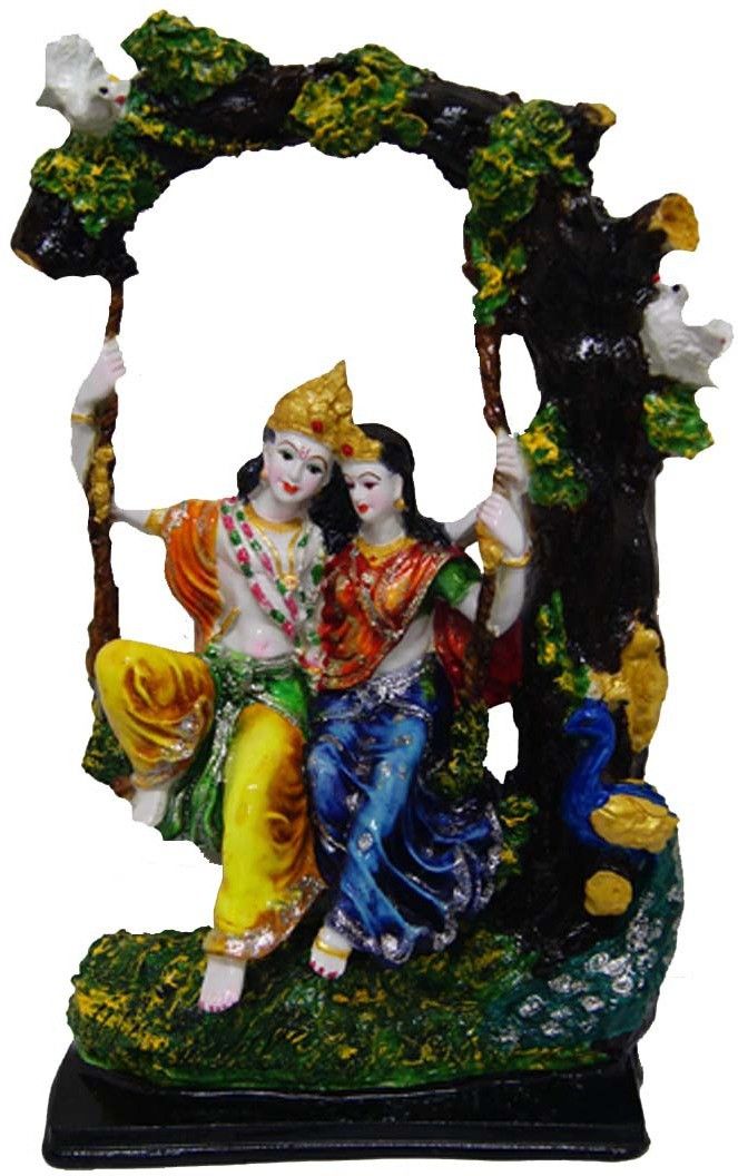 60% OFF on Divya Mantra Beautiful & Colourful 21 Inches Radha Krishna on Jhoola Showpiece - 53.5 cm 60% OFF on Divya Mantra Beautiful & Colourful 21 Inches Radha Krishna on Jhoola Showpiece - 53.5 cm