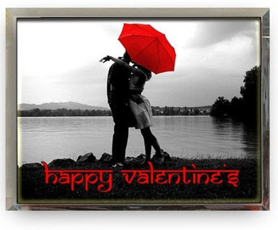 40% OFF on Valentine Gifts Table Frame MBL 0503 Showpiece - 23 cm