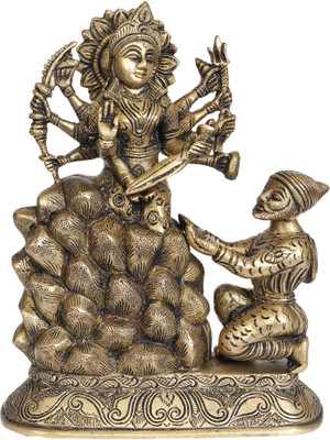 20% OFF on Exotic India King Shivaji Worshipping Goddess Durga Showpiece - 20 cm 20% OFF on Exotic India King Shivaji Worshipping Goddess Durga Showpiece - 20 cm