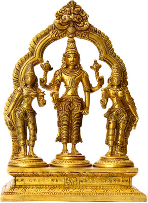 20% OFF on Exotic India Lord Vishnu with Shridevi and Bhudevi Showpiece - 25.4 cm 20% OFF on Exotic India Lord Vishnu with Shridevi and Bhudevi Showpiece - 25.4 cm