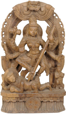 20% OFF on Exotic India Mahishasur Mardini Mother Goddess Durga Showpiece - 62.230000000000004 cm 20% OFF on Exotic India Mahishasur Mardini Mother Goddess Durga Showpiece - 62.230000000000004 cm