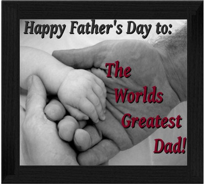 44% OFF on Ellicon B354 The Worlds Geatest Dad Showpiece - 19.5 cm