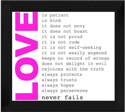 44% OFF on Ellicon B272 I Still Love You Quotes Showpiece - 19.5 cm