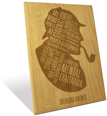 Engrave Sherlock Holmes Plaque 12 Engrave Sherlock Holmes Plaque 12
