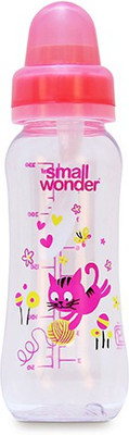 Small Wonder Embrace Bottle - Food Grade Polycarbonate Bottle, BPA Free Liquid Silicone Teat, BPA Free Polypropylene Accessories