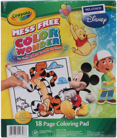 Crayola Wonder Colouring Sketch Pad - Multicolor, 18 Sheets