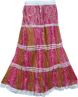 Indiatrendzs Printed Women's A-line Skirt: Skirt