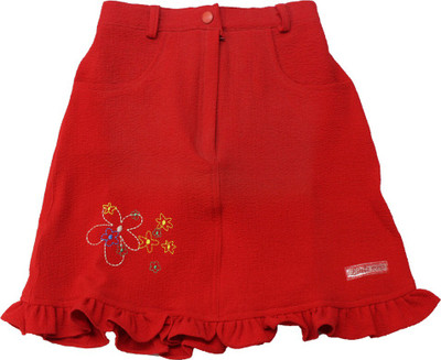 Romano Printed Girl's A-line Skirt