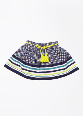 Nauti Nati Checkered Girl's A-line Skirt