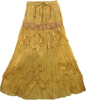 Indiatrendzs Solid Women's A-line Skirt: Skirt