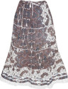 Indiatrendzs Paisley Women's Regular Multicolor Skirt