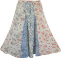Indiatrendzs Floral Print Women's A-line Skirt: Skirt