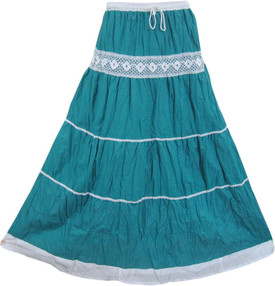 Indiatrendzs Polka Print Women's A-line Skirt: Skirt