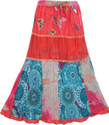 Indiatrendzs Printed Women's A-line Skirt: Skirt