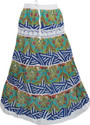 Indiatrendzs Printed Women's A-line Multicolor Skirt