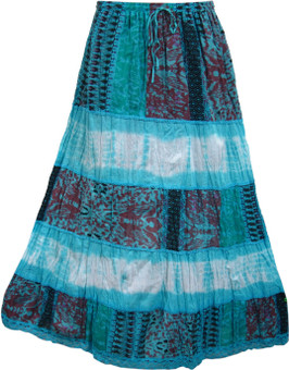Indiatrendzs Printed Women's A-line Skirt: Skirt