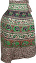 Indiatrendzs Animal Print Women's Tiered Skirt: Skirt