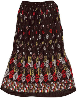 Indiatrendzs Printed Women's A-line Skirt