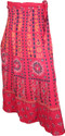 Indiatrendzs Printed Women's Wrap Around Skirt: Skirt