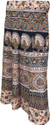 Indiatrendzs Floral Print Women's Wrap Around Skirt: Skirt