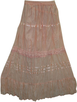 Indiatrendzs Solid Women's A-line Skirt: Skirt