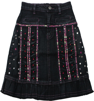 Romano Solid Girl's A-line Skirt Romano Solid Girl's A-line Skirt