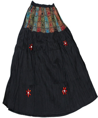 Romano Solid Girl's A-line Skirt Romano Solid Girl's A-line Skirt