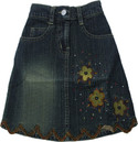 Romano Printed Girl's A-line Skirt