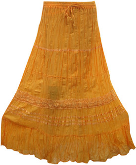 Indiatrendzs Solid Women's A-line Skirt: Skirt