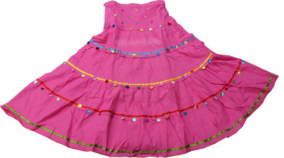 Romano Solid Girl's A-line Skirt Romano Solid Girl's A-line Skirt