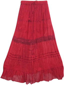 Indiatrendzs Solid Women's A-line Skirt: Skirt