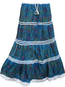 Indiatrendzs Printed Women's A-line Skirt: Skirt