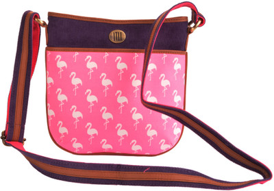 Ivory Tag Women Pink Leatherette, Canvas