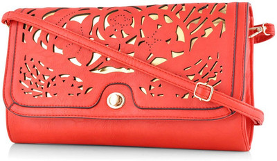 23% OFF on Daphne Women Casual Red PU Sling Bag 23% OFF on Daphne Women Casual Red PU Sling Bag