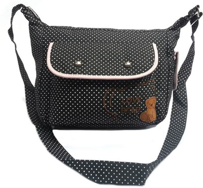 30% OFF on Belladona Women Casual Black Canvas Sling Bag 30% OFF on Belladona Women Casual Black Canvas Sling Bag