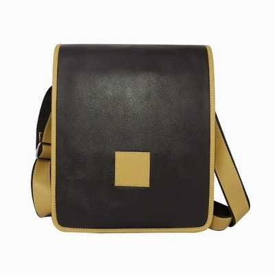 9% OFF on Chimera Leather Men, Women Casual, Formal Black Leatherette Sling Bag