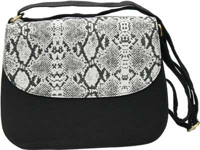 30% OFF on Ame Women Casual Black Canvas Sling Bag 30% OFF on Ame Women Casual Black Canvas Sling Bag