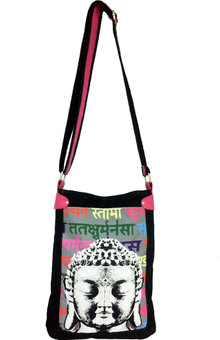 Carry On Bags Script Bhudha Medium Sling Bag - Black
