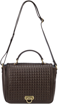 10% OFF on Phive Rivers Women Casual Brown Genuine Leather Sling Bag