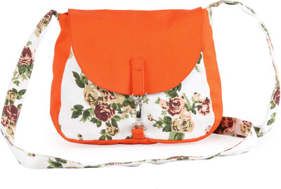 42% OFF on Vogue Tree Women Casual Orange Canvas Sling Bag 42% OFF on Vogue Tree Women Casual Orange Canvas Sling Bag