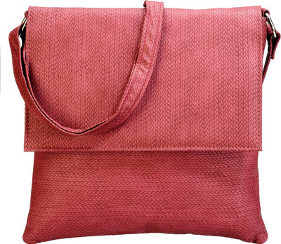 16% OFF on Dernier Cri Women Casual Red PU Sling Bag