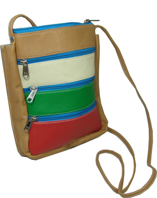 47% OFF on Essart Women Casual Beige PU Sling Bag