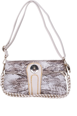 30% OFF on Thegudlook Women Casual Beige Leatherette Sling Bag 30% OFF on Thegudlook Women Casual Beige Leatherette Sling Bag