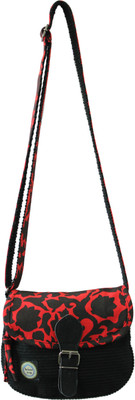 40% OFF on Anekaant Women Casual Black PU, Cotton Sling Bag 40% OFF on Anekaant Women Casual Black PU, Cotton Sling Bag