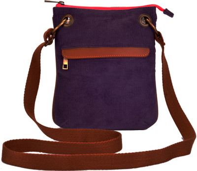 Ivory Tag Women Purple Leatherette, Canvas